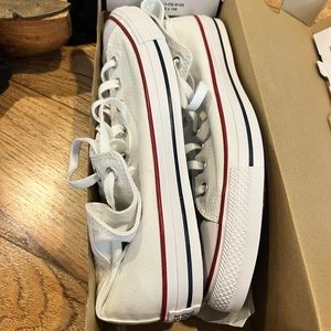 White converse shoes